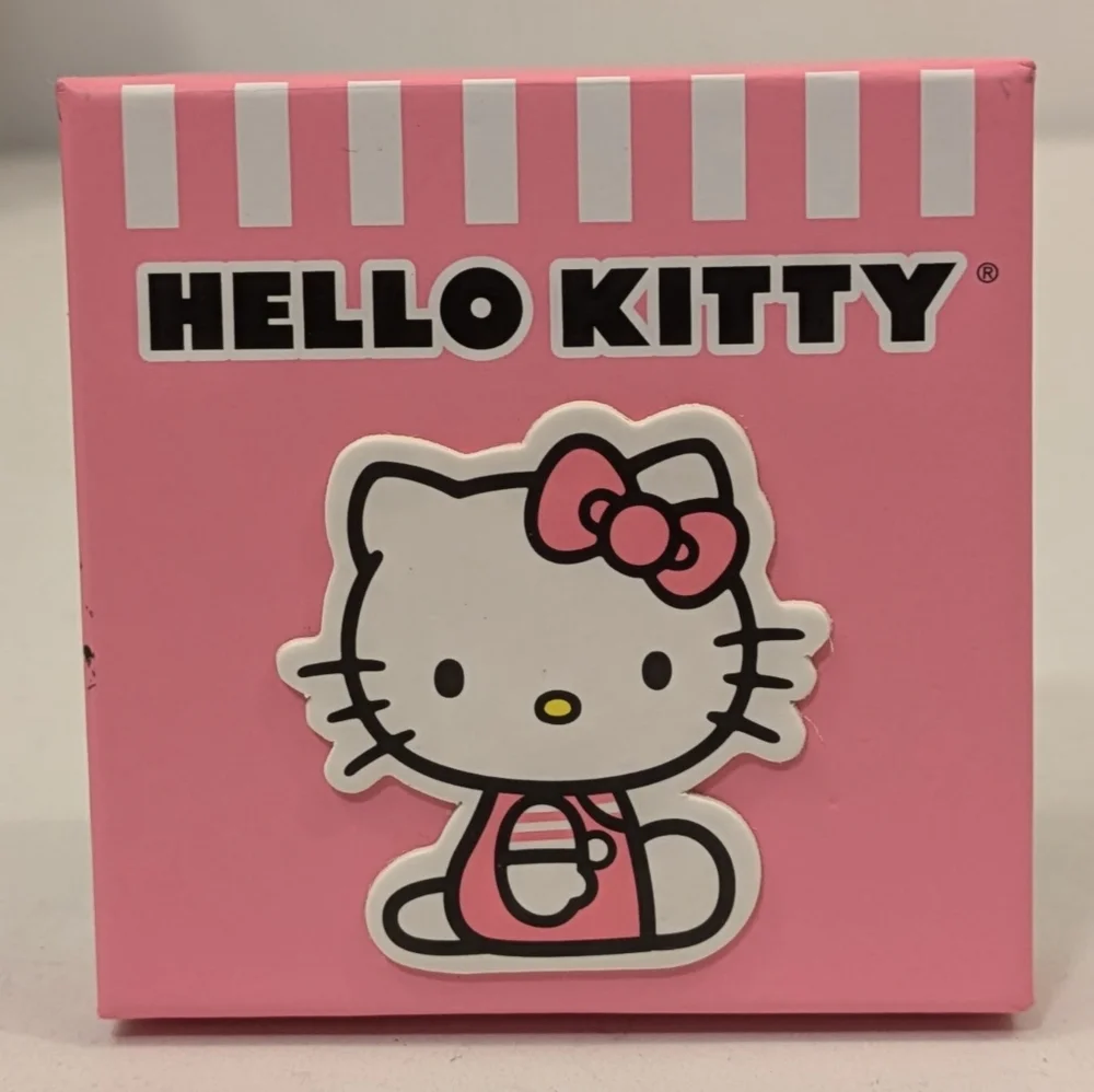 Hello Kitty Kitten Earrings NIB Silver Plated